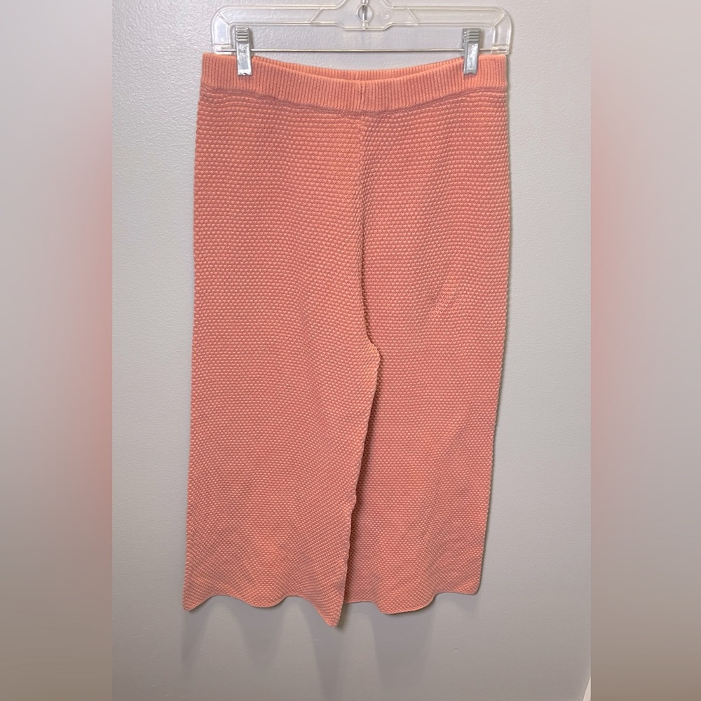 Free People Summer Nights Knit Pants Rose Coral Size Medium
